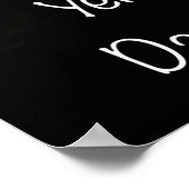 Gele Dag Lilly Poster 12"x16" (Hoek)