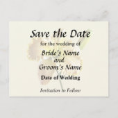 Gele Dag Lily Trouwbenodigdheden Aankondigingskaart (Voorkant)