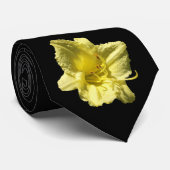 Gele dagbloem stropdas (Opgerold)