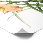 Gele daglio's Originele Kunst Afdrukken Poster (Hoek)