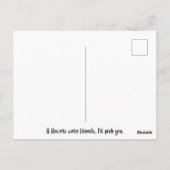 Gele Dahlia Bloemen in Wisley Tuinen Dank U Briefkaart (Achterkant)