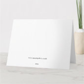 Gele dahlia bloemen met sympathie en condoleance kaart (Achterkant)