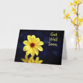 Gele dahlia elegante bloem wordt snel goed kaart (Gele Bloem)