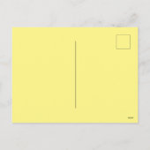 gele dahlia's - schilderij feestdagenkaart (Achterkant)