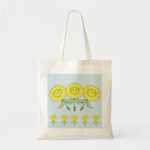 Gele Daisies Budget Canvas tas