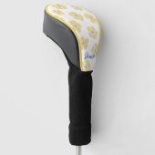 Gele Daisies Dames Golfheadcover (Schuin)