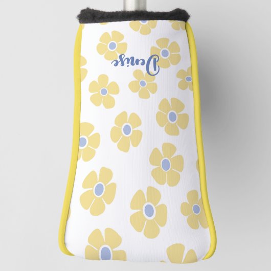 Gele Daisies Dames Golfheadcover (Draai 90)