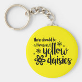 Gele Daisies Sleutelhanger (Voorkant)