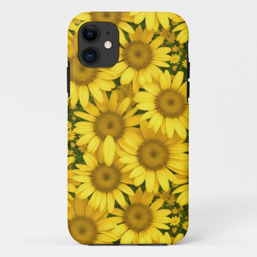 Gele Daisies Telefoon Case (Achterkant)
