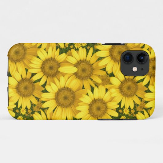 Gele Daisies Telefoon Case (Achterkant (horizontaal))