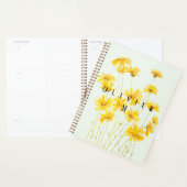 gele daisy aquarel schilderij planner (Display)