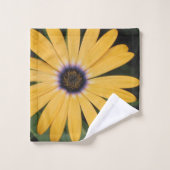  Gele Daisy Bad Handdoek (Wasdoekje)