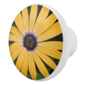 Gele Daisy Ceramic Knob. Keramische Knop (Rechts)