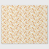 Gele Daisy en Heart Cadeaupapier (Vlak)