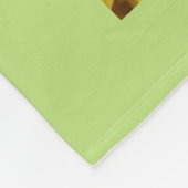 Gele Daisy Fleece Deken (Hoek)