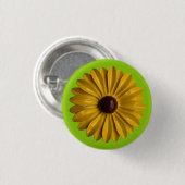 Gele Daisy Flower - Bouquet Spring Summer Garden Ronde Button 3,2 Cm (Voorkant /achterkant)