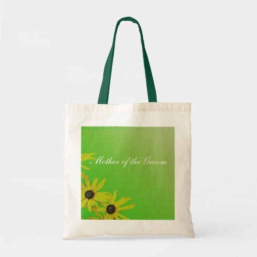 gele daisy flower bruiloft tote bag (Voorkant)