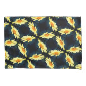 Gele Daisy Flower Close Up Pattern Kussensloop (Voorkant)