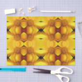 Gele Daisy Flower Petal Abstract ontkoppelen Tissuepapier (Craft)
