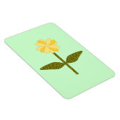 Gele Daisy Flower Premium Magnet Magneet (Rechterzijde)