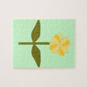 Gele Daisy Flower Puzzle Legpuzzel (Horizontaal)