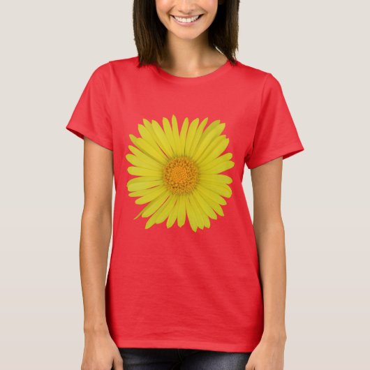Gele Daisy (geïsoleerd) T-shirt (Voorkant)