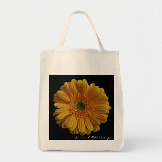 Gele Daisy Grocery Bags Tote Bag (Voorkant)