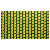 Gele Daisy in de Regen Stof (Yard (91,4 cm))