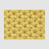 Gele Daisy Madeliefjes Bloemengeschenk Tissuepapie Tissuepapier (Voorkant)