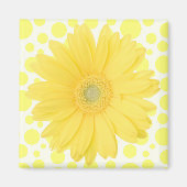 Gele Daisy Magnet (Voorkant)