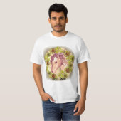 Gele Daisy Paard T-shirt (Voorkant volledig)
