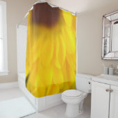 Gele Daisy Shower Curtain Douchegordijn (In situ)