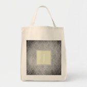 Gele Damask Monogram Canvas tas (Voorkant)
