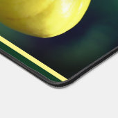 Gele dame Slipper Orchid Flower Personalized Bureaumat (Hoek)