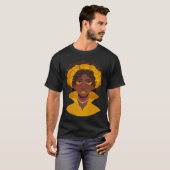 gele dame t-shirt (Voorkant volledig)