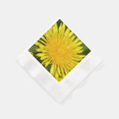 Gele dandelion servet (Hoek)