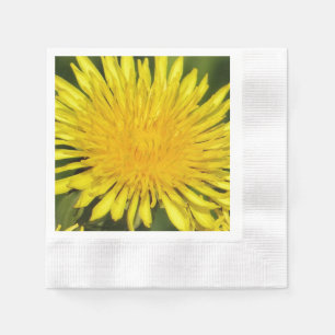 Gele dandelion servet