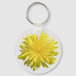 Gele Dandelion Sleutelhanger