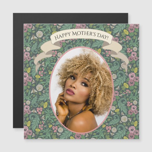  gele dandelions Roze bijen (Voorkant / Achterkant)