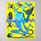 Gele dans poster (Voorkant)