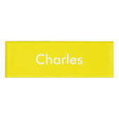 Gele deaffodil persoonlijke Sjabloon Naambadge (Voorkant)