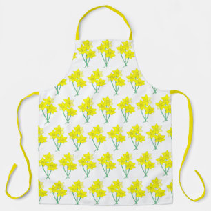 Gele deaffodil Spring Bunch Floral Bouquet Schort