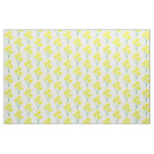 Gele deaffodil Spring Bunch Floral Bouquet Stof (Fat Quarter)