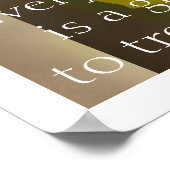 Gele deaffodils Abstract Poster (Hoek)