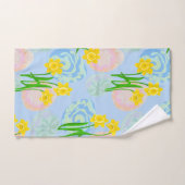 Gele deaffodils bad handdoek (Handdoek)