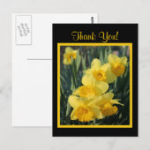 Gele deaffodils briefkaart (Voorkant / Achterkant)