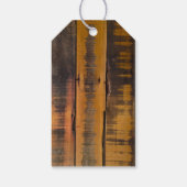 Gele deaffodils Cowboy Boots Wedding Favor Label Cadeaulabel (Achterkant)