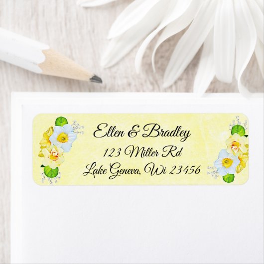  gele deaffodils etiket (Insitu)