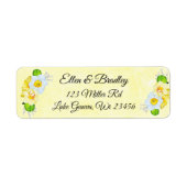  gele deaffodils etiket (Voorkant)