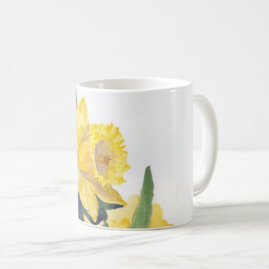 Gele deaffodils koffiemok (Voorkant rechts)